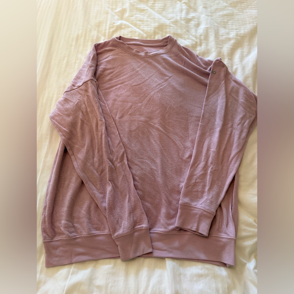 Alo Yoga Pink Crewneck